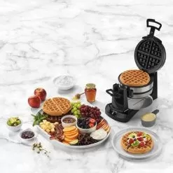 Cuisinart - Double Flip Belgian Waffle Maker - Stainless Steel & Black 10 Cuisinart - Double Flip Belgian Waffle Maker - Stainless Steel & Black -Appliance Shop 723a37d8 9f74 562d ae3a 784b066cb8d9