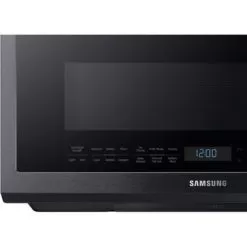 Samsung - 2.1 Cu. Ft. Over-the-Range Microwave With Sensor Cook - Black Stainless Steel -Appliance Shop 729278f2 25ba 5f7d b47b f5cc19f1e860
