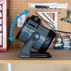 NewAir - 160 Sq. Ft. Portable Ceramic Electric Heater With Adjustable Tilt Head - Gray -Appliance Shop 7293578c 4e64 5387 b46c 89c1f2494d33