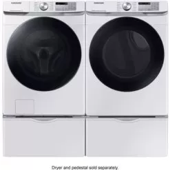 Samsung - 4.5 Cu. Ft. Large Capacity Smart Front Load Washer With Super Speed Wash - White -Appliance Shop 72f1c59e a97c 5f43 9ce0 981f1b503c24