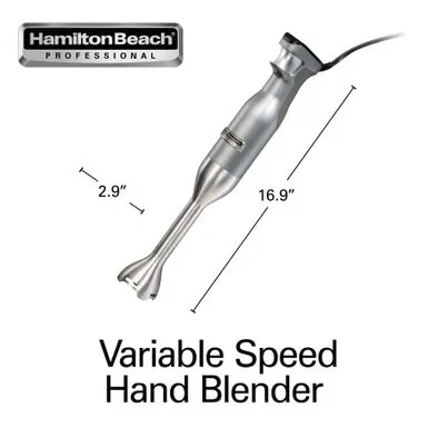 Hamilton Beach Professional Variable Speed Hand Blender - Silver 10 Hamilton Beach Professional Variable Speed Hand Blender - Silver - Image 8