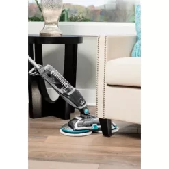 BISSELL - SpinWave Cordless Powered Mop - Titanium/Electric Blue -Appliance Shop 7388a29d 2ce3 4daf 8c0b 55454a548a9b