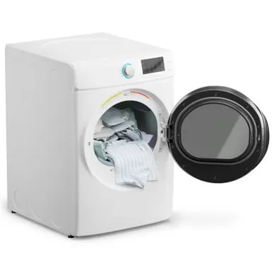 8 Cu. Ft. Vented Front Load Dryer In White, 240V - White 5 8 Cu. Ft. Vented Front Load Dryer In White, 240V - White - Image 3