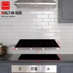 Gasland Chef 36" Built-in Electric Induction Cooktop With 5 Burners , Vitro Ceramic Glass, Sensor Touch Control, 240V - Black -Appliance Shop 75e999ff 95cd 4b00 8f55 7ef2cf6e89ec