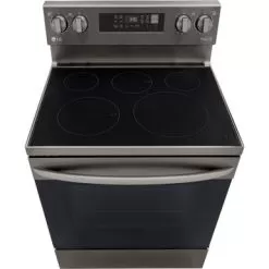 LG 6.3-Cu. Ft. Electric Smart Range With EasyClean And AirFry Black Stainless Steel -Appliance Shop 7610bf05 9a8b 46d4 8d6e d7e0f25a46c7