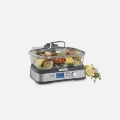 Conair Cuisinart - CookFresh™ Digital Glass Steamer - Stainless Steel -Appliance Shop 763231f9 c0cb 5016 811d 13719cd03602
