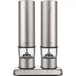 Cuisinart - Rechargeable Salt & Pepper Mills - Silver