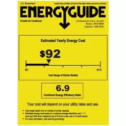 LG 7,000 BTU Portable Air Conditioner (10,000 BTU ASHRAE) 17 LG 7,000 BTU Portable Air Conditioner (10,000 BTU ASHRAE) -Appliance Shop 76b78ca6 0cb5 4e91 b4a2 91ea84da1434