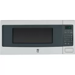 GE - Profile Series 1.1 Cu. Ft. Mid-Size Microwave With Sensor Cooking - Stainless Steel