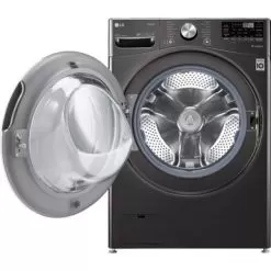 LG 5.0-Cu. Ft. Front Load Washer With Built-In Intelligence, Black Steel -Appliance Shop 79c116c1 a7bf 553f 99ba 1a02b0deb0ae