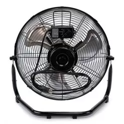 NewAir - 3000 CFM 18” High Velocity Portable Floor Fan With 3 Fan Speeds And Long-Lasting Ball Bearing Motor - Black