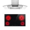 2 Piece Kitchen Appliances Packages Including 36" Radiant Electric Cooktop And 36" Island Range Hood - 36" -Appliance Shop 7a22682e 5bf9 4d84 8003 0ac5dec5325e