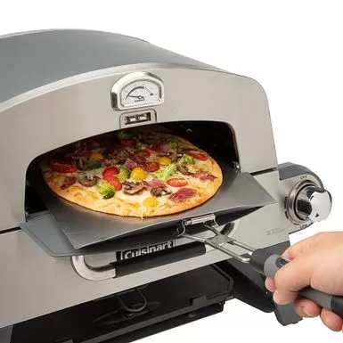 Cuisinart - 3-in-1 Pizza Oven Plus - Gray 14 Cuisinart - 3-in-1 Pizza Oven Plus - Gray - Image 12