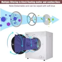 Household Dryer 5.5kg Drum Dryer With 1 Filter Mesh Cotton-White - White -Appliance Shop 7bebb1ad 4ac3 4e6f aec9 6b243400be73