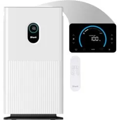 Shark - Air Purifier 6 With Anti-Allergen HEPA Filter Advanced Odor Lock, 1,200 Sq. Ft., Smart Sensing - White