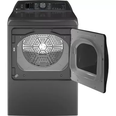 GE Profile 7.4 Cu. Ft. Grey Smart Electric Dryer 4 GE Profile 7.4 Cu. Ft. Grey Smart Electric Dryer - Image 2