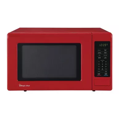 Magic Chef 0.9 Cu. Ft. Red Countertop Microwave Oven 3 Magic Chef 0.9 Cu. Ft. Red Countertop Microwave Oven