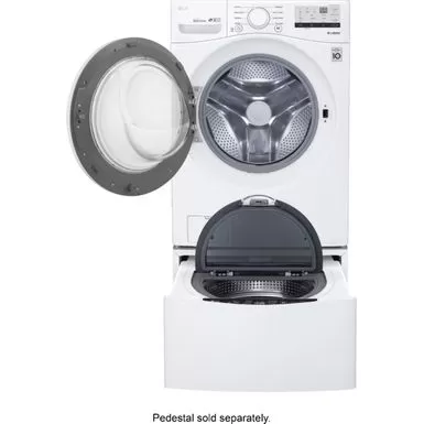 LG - 4.5 Cu. Ft. High Efficiency Stackable Front-Load Washer With 6Motion Technology - White 18 LG - 4.5 Cu. Ft. High Efficiency Stackable Front-Load Washer With 6Motion Technology - White - Image 16