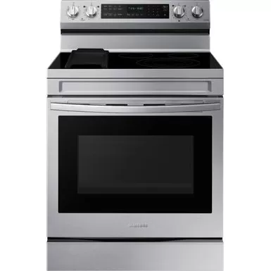 Samsung - 6.3 Cu. Ft. Freestanding Electric Convection+ Range With WiFi, No-Preheat Air Fry And Griddle - Stainless Steel 3 Samsung - 6.3 Cu. Ft. Freestanding Electric Convection+ Range With WiFi, No-Preheat Air Fry And Griddle - Stainless Steel