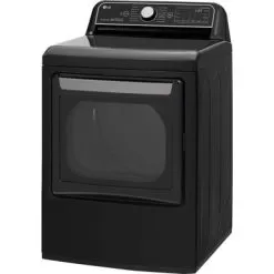 LG - 7.3 Cu. Ft. Smart Electric Dryer With Steam And Sensor Dry - Black Steel -Appliance Shop 81844813 515e 536f 8f47 9f3fde8549a2
