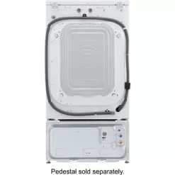 LG - 4.5 Cu. Ft. High-Efficiency Stackable Smart Front Load Washer With Steam And Built-In Intelligence - White -Appliance Shop 818c4d58 e234 5ebe 8242 d90cab23bb2e