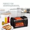 Elite Gourmet - 210w Analog Hot Dog Roller & Toaster Oven - Black -Appliance Shop 82ccf02e 62f2 5879 8613 7f5a01524ec5