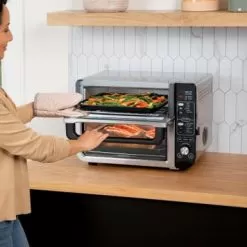 Ninja - 12-in-1 Smart Double Oven, FlexDoor, Smart Thermometer, Smart Finish, Rapid Top Oven, Convection & Air Fry Bottom Oven - Stainless Steel/Black 15 Ninja - 12-in-1 Smart Double Oven, FlexDoor, Smart Thermometer, Smart Finish, Rapid Top Oven, Convection & Air Fry Bottom Oven - Stainless Steel/Black -Appliance Shop 830c2b8f b5b3 5e90 95ff c9d6f40f5d44