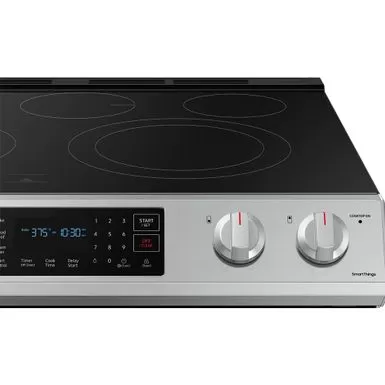 Samsung 6.3 Cu. Ft. Front Control Slide-In Electric Range With Convection & Wi-Fi 6 Samsung 6.3 Cu. Ft. Front Control Slide-In Electric Range With Convection & Wi-Fi - Image 4
