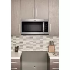 Whirlpool - 1.7 Cu. Ft. Over-the-Range Microwave - Stainless Steel -Appliance Shop 84271a9b 8922 5dce 99fd 318907e8ecaf
