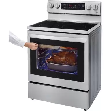 LG - 6.3 Cu. Ft. Smart Freestanding Electric Convection Range With EasyClean And InstaView - Stainless Steel 14 LG - 6.3 Cu. Ft. Smart Freestanding Electric Convection Range With EasyClean And InstaView - Stainless Steel - Image 12