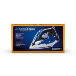 Conair - ExtremeSteam Super Steam Iron - Blue -Appliance Shop 844595c5 c3f5 53e1 bd12 30aba0b902d2