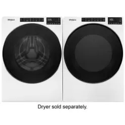 Whirlpool - 4.5 Cu. Ft. High-Efficiency Stackable Front Load Washer With Steam And Tumble Fresh - White -Appliance Shop 84544afe d16f 523d 8ced 2d6bc2f4e69a