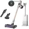 Shark - Detect Pro Auto-Empty System, Cordless Vacuum With QuadClean Multi-Surface Brushroll, HEPA Filter & 60-Minute Runtime - White/Beats Brass
