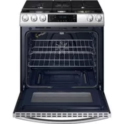 Samsung - 6.0 Cu. Ft. Front Control Slide-In Gas Convection Range With Air Fry & Wi-Fi, Fingerprint Resistant - Stainless Steel 39 Samsung - 6.0 Cu. Ft. Front Control Slide-In Gas Convection Range With Air Fry & Wi-Fi, Fingerprint Resistant - Stainless Steel -Appliance Shop 84aa3998 51bf 5622 a9a5 d72ae293ef1a