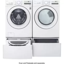 LG - 4.5 Cu. Ft. High Efficiency Stackable Front-Load Washer With 6Motion Technology - White 33 LG - 4.5 Cu. Ft. High Efficiency Stackable Front-Load Washer With 6Motion Technology - White -Appliance Shop 84c6003b eef0 51fd a194 0d67ae38d1c2