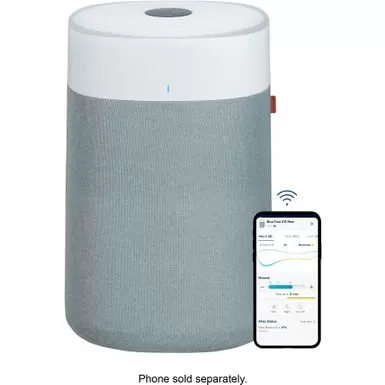 Blueair - Blue Pure 211i Max 635 Sq. Ft HEPASilent Smart Extra-Large Room Air Purifier - White/Gray 3 Blueair - Blue Pure 211i Max 635 Sq. Ft HEPASilent Smart Extra-Large Room Air Purifier - White/Gray