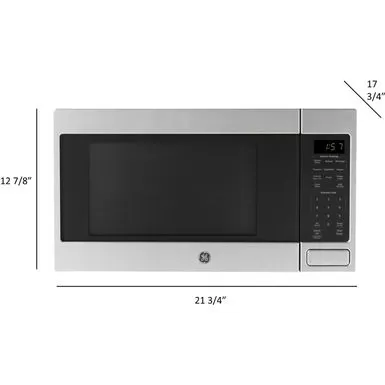 GE - 1.6 Cu. Ft. Microwave With Sensor Cooking - Stainless Steel 8 GE - 1.6 Cu. Ft. Microwave With Sensor Cooking - Stainless Steel - Image 6