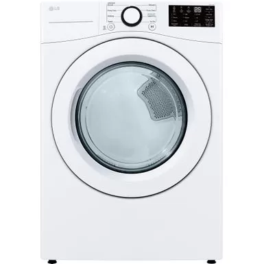 LG - 7.4 Cu. Ft. Electric Dryer With Wrinkle Care - White 3 LG - 7.4 Cu. Ft. Electric Dryer With Wrinkle Care - White