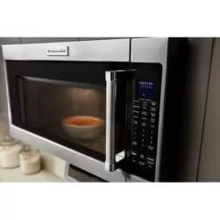 KitchenAid - 2.0 Cu. Ft. Over-the-Range Microwave With Sensor Cooking - Stainless Steel -Appliance Shop 86ac4af9 dd97 5d99 8cee ea168340c997