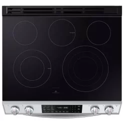 Samsung 6.3 Cu. Ft. Bespoke White Glass Smart Front Control Slide-In Electric Range -Appliance Shop 8772dffc 41d4 4ba1 9505 84f12784ee30