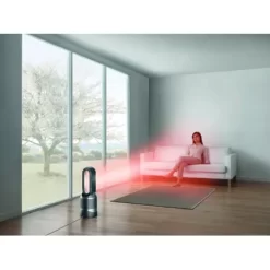 Dyson - HP02 Pure Hot + Cool Purifying Fan Black/Nickel -Appliance Shop 87d287db 40fd 4bcc a128 9cb737647636