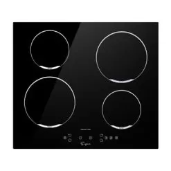 24-in Electric Induction Cooktop With 4 Elements Including 3,000-Watt Element - Black