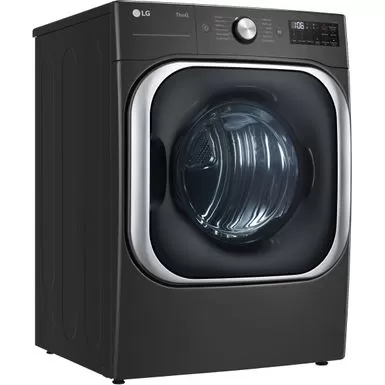 LG - 9.0 Cu. Ft. Stackable Smart Electric Dryer With Steam And Built-In Intelligence - Black Steel 8 LG - 9.0 Cu. Ft. Stackable Smart Electric Dryer With Steam And Built-In Intelligence - Black Steel - Image 6