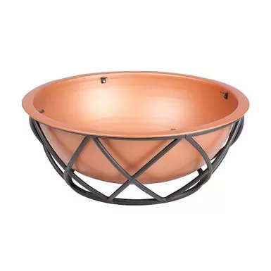 Fire Sense - Barzelonia Round Fire Pit - Copper Look 7 Fire Sense - Barzelonia Round Fire Pit - Copper Look - Image 5