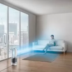 Dyson - HP01 Pure Hot + Cool Air Purifier, Heater And Fan - White/Silver -Appliance Shop 89a4bb18 cd76 51aa 8c24 3bed2ed652d7