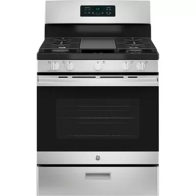 GE - 5.0 Cu. Ft. Freestanding Gas Range - Stainless Steel 3 GE - 5.0 Cu. Ft. Freestanding Gas Range - Stainless Steel
