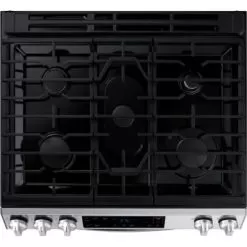 Samsung - 6.0 Cu. Ft. Front Control Slide-in Gas Range With Wi-Fi, Fingerprint Resistant - Stainless Steel -Appliance Shop 89d1a792 3c8e 5e99 9dbf b4adfda40784