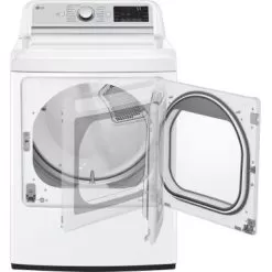 LG - 7.3 Cu. Ft. Smart Gas Dryer With Steam And Sensor Dry - White -Appliance Shop 89ff5087 d401 502d b520 b50afc2ebecf