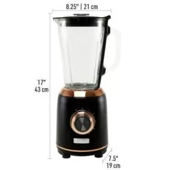 Haden Heritage 56 Ounce 5-Speed Retro Blender With Glass Jar - Black / Copper 31 Haden Heritage 56 Ounce 5-Speed Retro Blender With Glass Jar - Black / Copper -Appliance Shop 8a472603 7345 4c22 98dd e10cb5a353d8