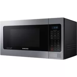 Samsung - 1.1 Cu. Ft. Countertop Microwave With Grilling Element - Stainless Steel -Appliance Shop 8b460984 c45f 4952 b03f af55af9356a6